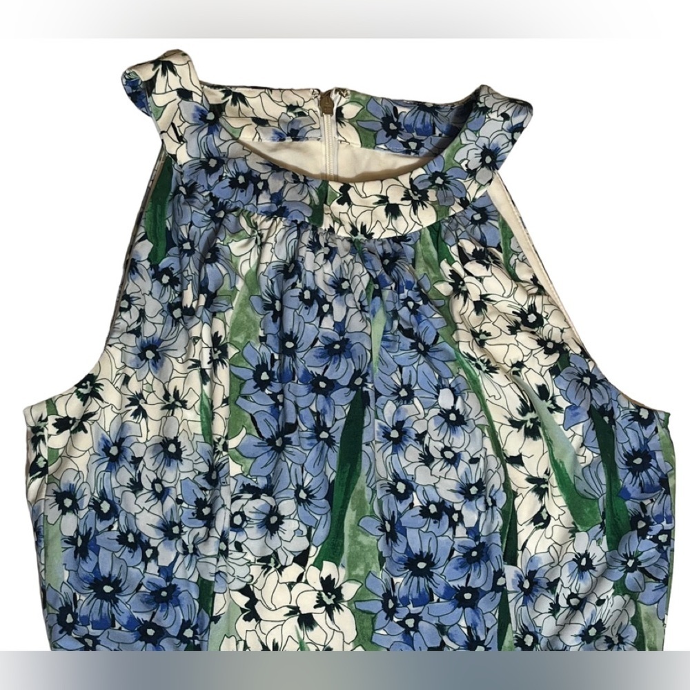 Tommy Hilfiger Sleeveless Floral Fit & Flare Midi Dress Size 6 EUC - Picture 5 of 14